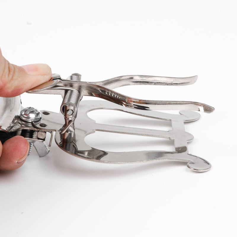VOBRAMY Silver Clamp-On Holder Marching Lyre Replacement for Trombone - Image 4
